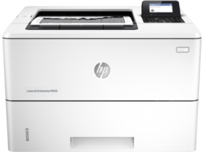 Принтер HP LaserJet Enterprise M506dn белый